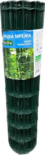 Оградна мрежа Garden fence 25m Цвят зелен