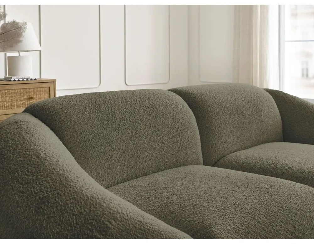 Зелен диван от букле 230 cm Tina – Bobochic Paris