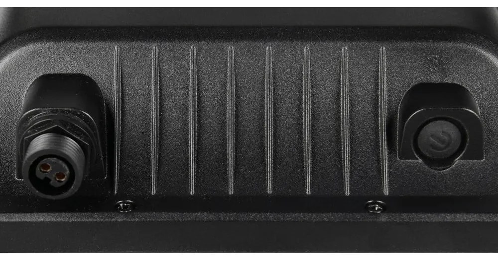 LED стенно външно осветително тяло с таймер и соларен панел (височина 19 cm) Acora – Trio