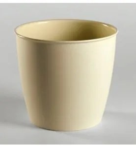 Stefanplast - Кръгла кашпа Academy 22см - екрю