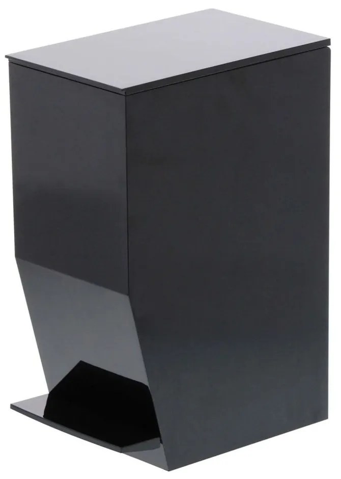 Черно пластмасово кошче за боклук с педал 3,9 l Tower – YAMAZAKI