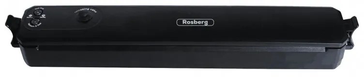 Уред за вакуумиране Rosberg R51987F, Включени 10 плика, 70 W, 49 kPa, Max 28 см, Черен