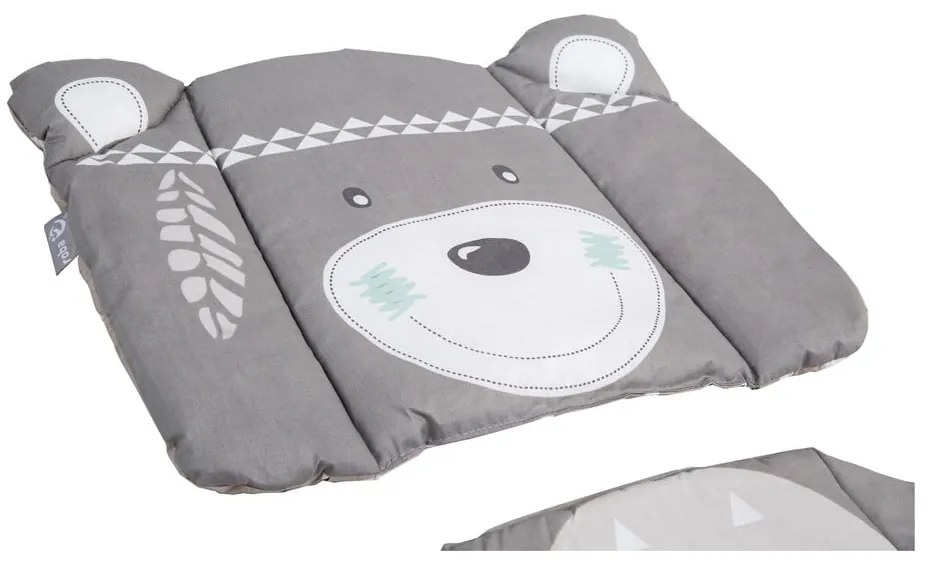 Сива подложка за детски стол за хранене Indibär – Roba