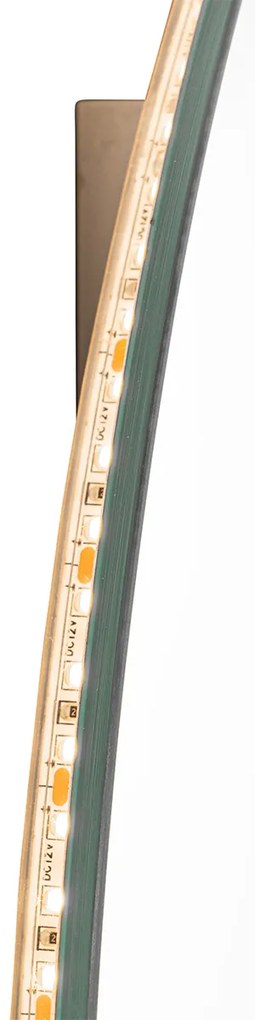 Дизайнерско огледало за баня 40 см с LED IP44 - Biba