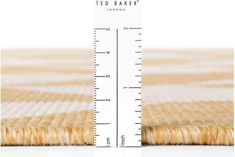 Килим за открито и закрито в цвят жълта охра/кремав 160x230 cm Haringey Terrick – Ted Baker