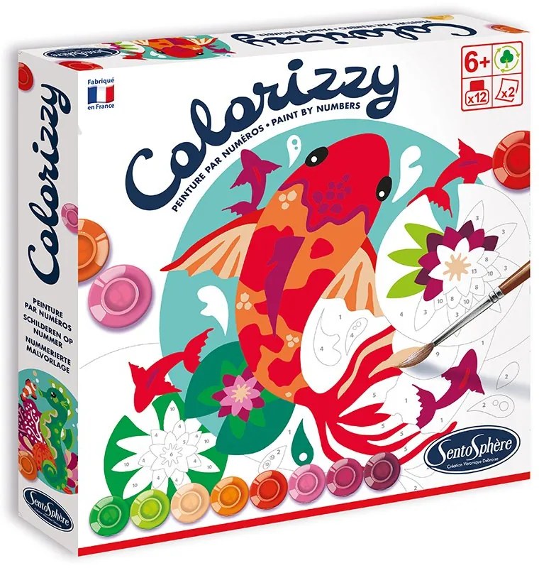 Sentosphere - Комплект за оцветяване с цифри морски животни 4502