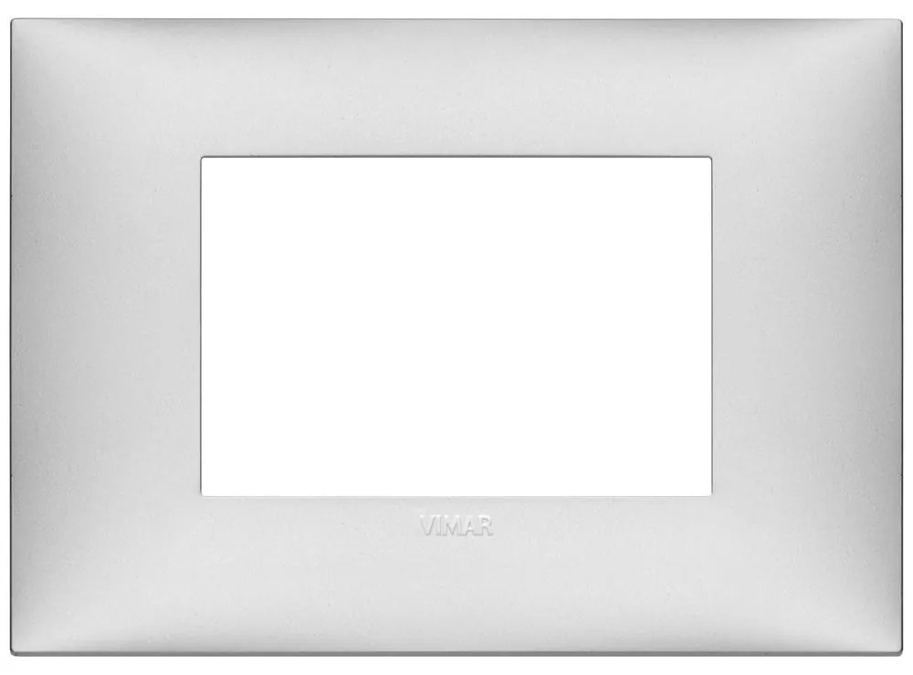 VIMAR 09673.21 Декоративна рамка технополимер, 3M, Сребърен мат,  NEVE UP