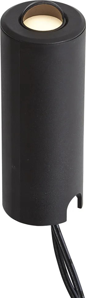 12V Наземен прожектор черен вкл. LED IP67 - Voltaire Linsey