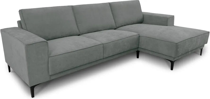 Тъмносив ъглов диван (десен ъгъл) Copenhagen – Scandic