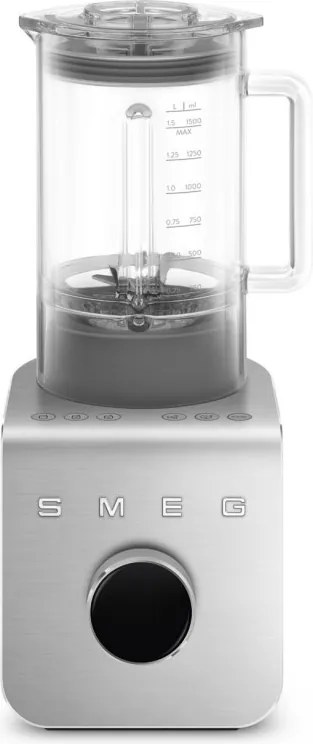 Блендер Smeg Collezione BLC02EGMEU, 1400W, 1.5 л, 22000 об/мин, 5 програми, 9 скорости, Трошене на лед, Неръждаема стомана, Изумрудено зелен/Инокс