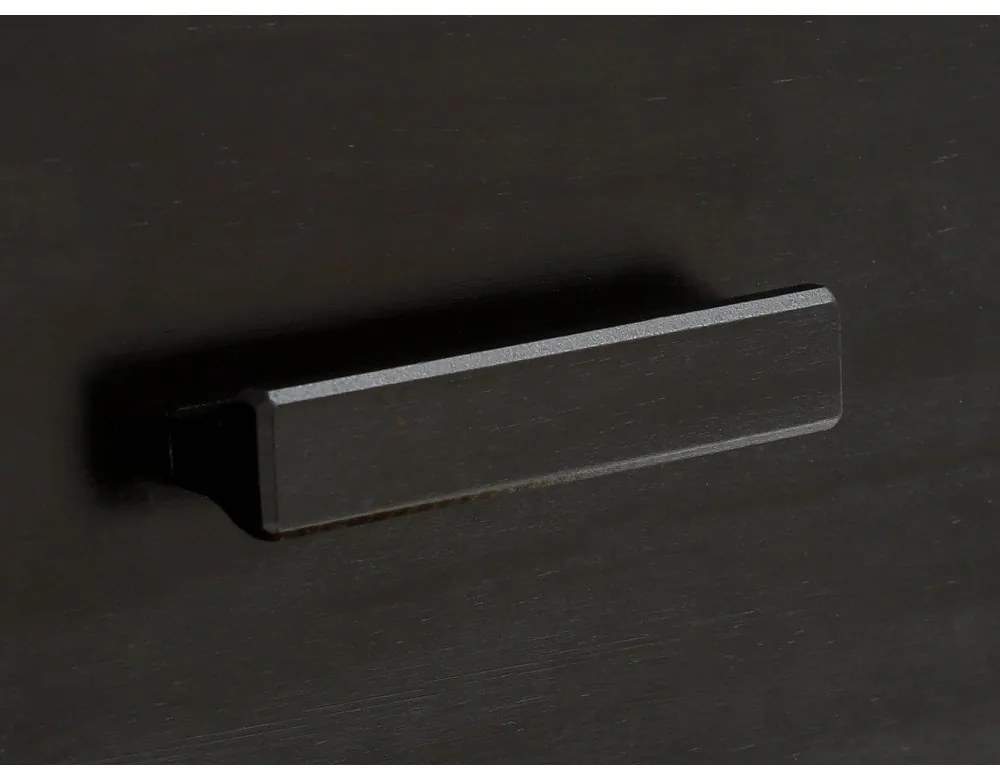 Чекмеджета от черен бор с ратанови вратички , ширина 90 см Jolene - Støraa