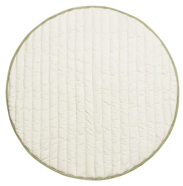 Зелено и кремаво детско килимче за игра Bamboo Leaf – Lorena Canals