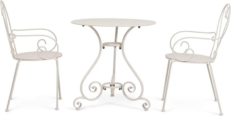 Стоманена кръгла градинска масичка ø 70 cm Etienne – Bizzotto