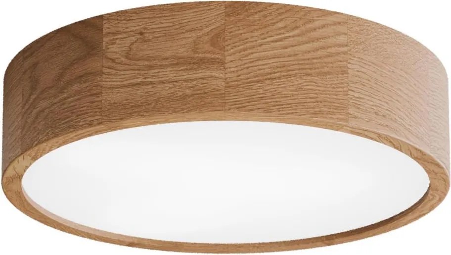 Таванно осветително тяло със сензор CLEO 3xE27/24W/230V Ø 37,5 cm, дъб