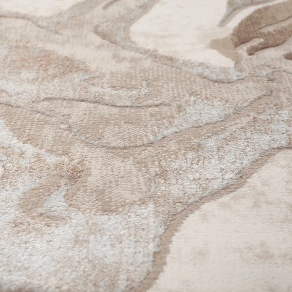 Бежова пътека 80x300 cm Marbled – Flair Rugs