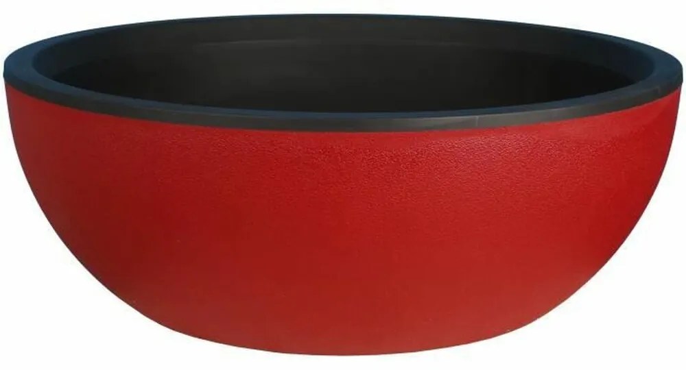 Саксия Riviera Granite Ø 40 cm Червен