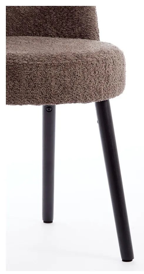 Кафяв трапезен стол Eckley – Light &amp; Living