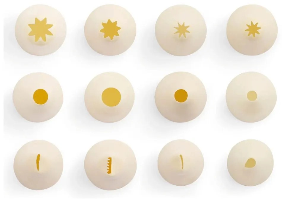 Комплект сладкарски накрайници от 12 части за декорация - Hendi