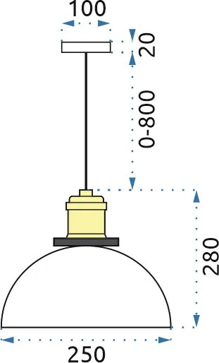 Висяща лампа Verto C APP046-1CP