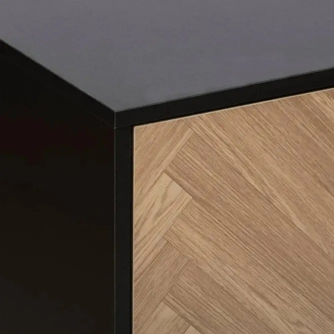 Рафт 5five Mix'n Door Chevrons, 9 отделения, Черен