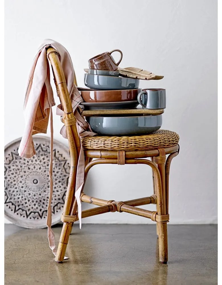 Зелена каменна купа за сервиране, ø 24 cm Pixie - Bloomingville