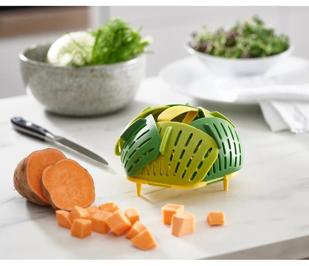 Зелена кошница за готвене на пара Bloom - Joseph Joseph