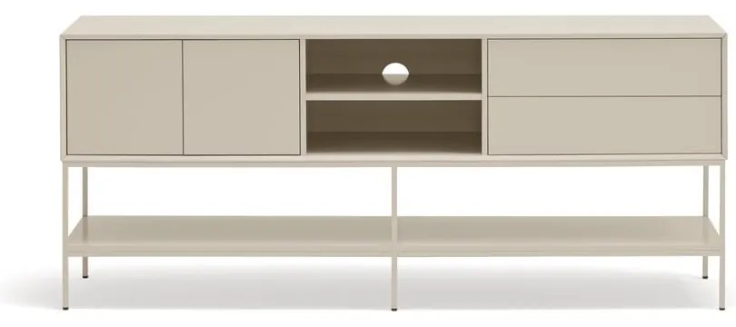 Кремава маса за телевизор 175x74x45 cm Platt – Teulat