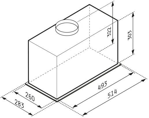 Абсорбатор Pyramis Chimney Turbo EF-Ashmi