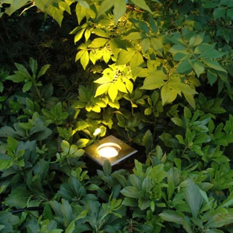 Подовият прожектор стомана 10,5 см IP65 - Basic Square