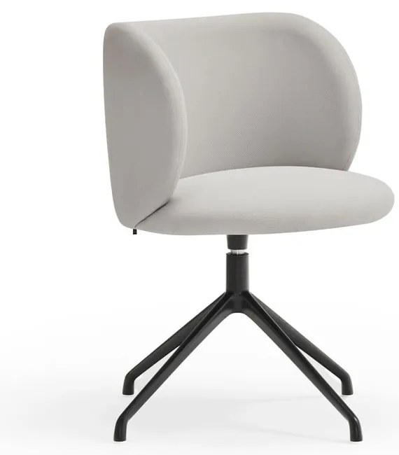 Светлосив тапициран трапезен стол Mogi – Teulat