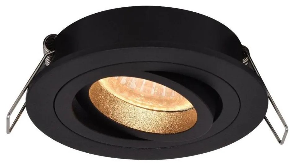 Zuma Line ARGU10-039-N - Вградено осветително тяло CHUCK 1xGU10/50W/230V черно