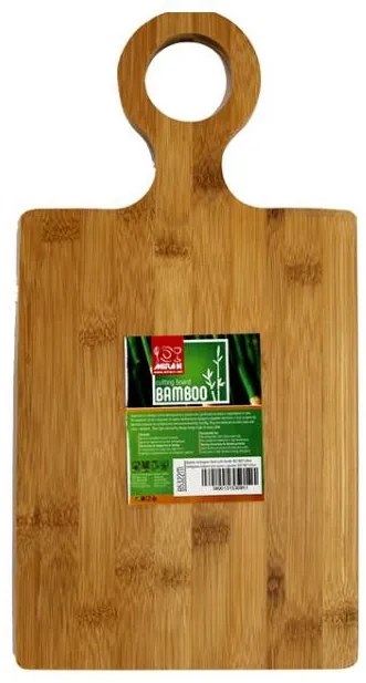 Horecano - Бамбукова правоъгълна дъска с дръжка 33x17xh1,5см (B5322S)