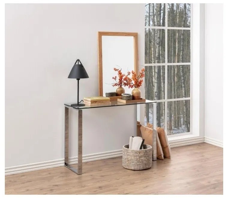 Конзолна маса в сребристо 110x40 cm Katrine - Actona