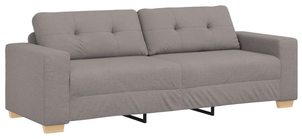 4105094 vidaXL 3-местен диван в таупе цвят, 180 см