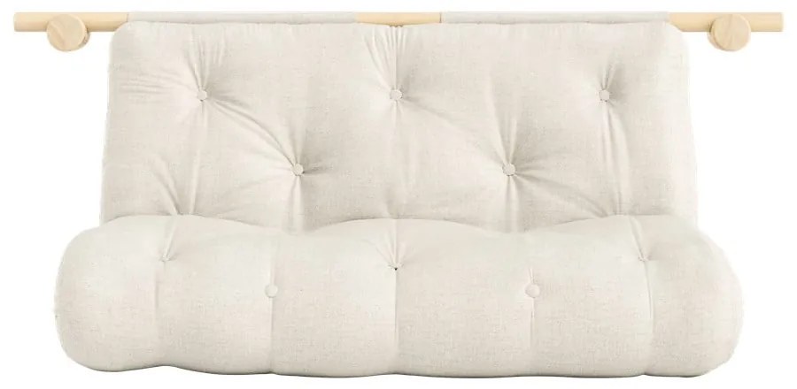 Ленен разтегателен диван в естествен цвят 135 cm Hooked – Karup Design