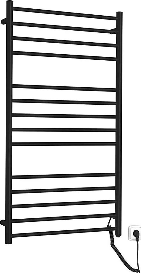 Sapho - Електрическа лира за кърпи REDONDO 130W/230V 63x116 cm матово черно