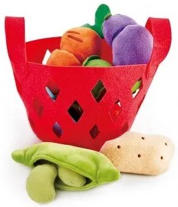 Hape - Кошница със зеленчуци за малки деца H3167