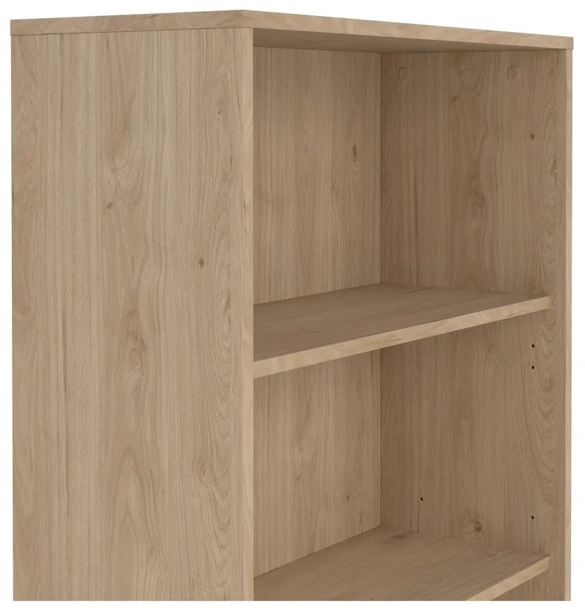 Етажерка за книги в дъбов декор в естествен цвят 80x124 cm Sign - Tvilum