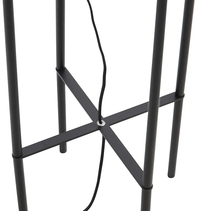 Индустриална подова лампа черна - Bliss Vefa