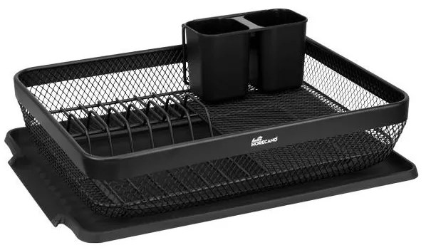 Horecano - Метален стелаж / сушилник за чинии 43x32xh13,5см MATT BLACK HOME-(KM010A)
