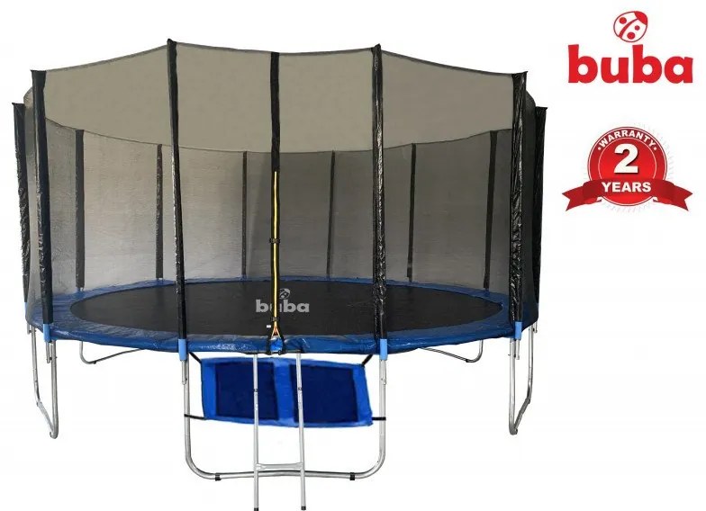 Buba  -  Детски батут Buba 16FT (488 см) с мрежа и стълба