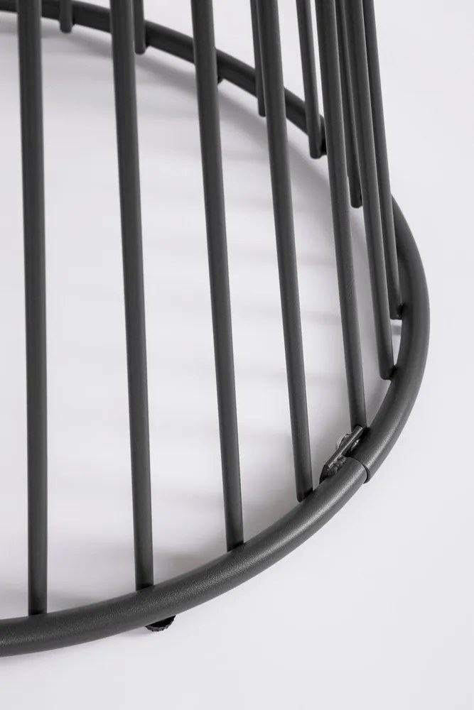 Стоманена кръгла градинска маса за хранене ø 120 cm Austin – Bizzotto