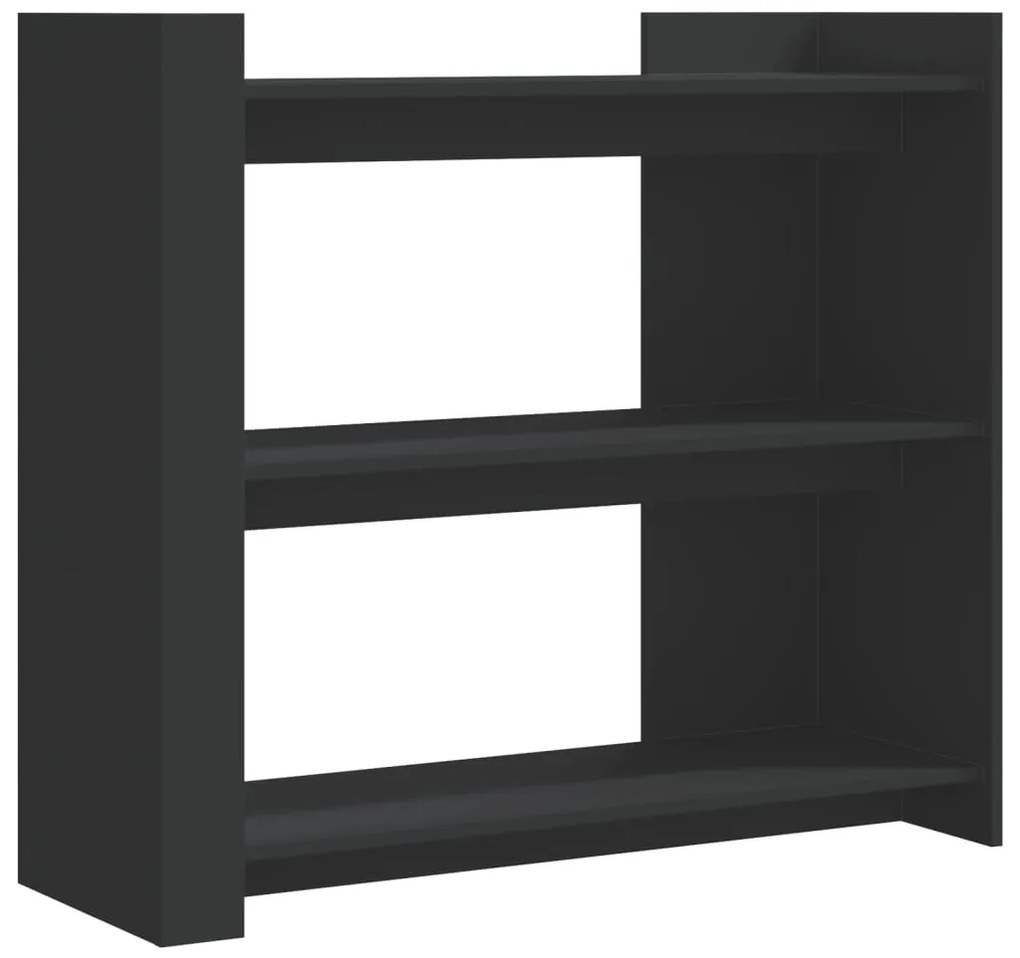 848473 vidaXL Конзолна маса, черна, 100x35x90 см, инженерно дърво