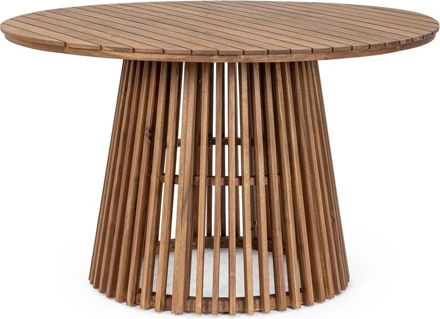 Кръгла градинска маса за хранене от масивна акация ø 120 cm Rodano – Bizzotto