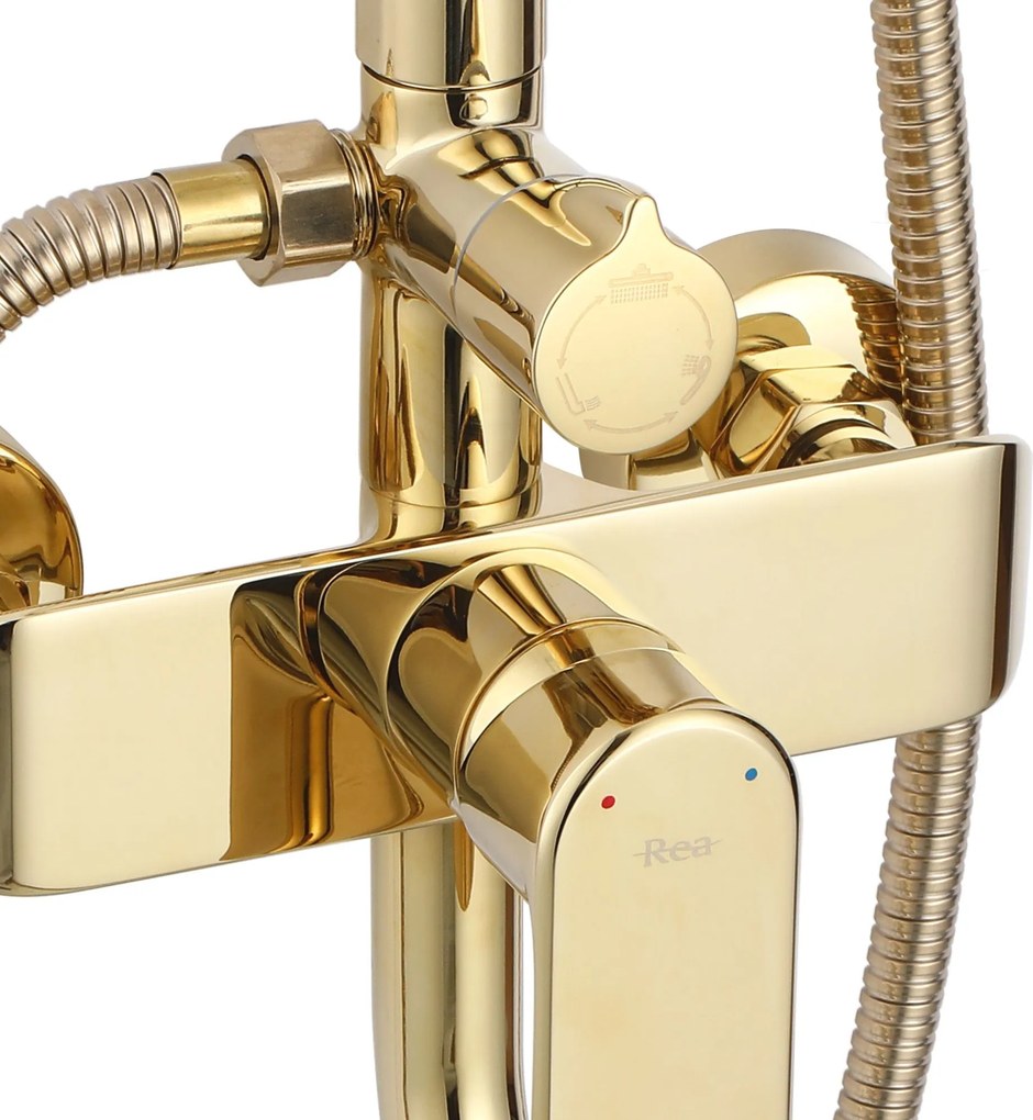 Комплект за душ REA BLOOM GOLD
