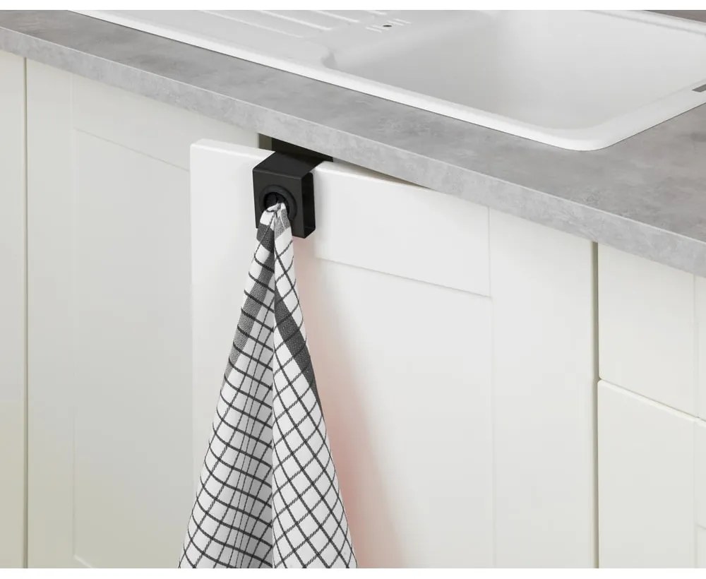 Черна кука за окачване Black Outdoor Kitchen - Wenko