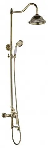 Душ система със смесител, пита, слушалка и шлаух ICT 6181G, Inter Ceramic