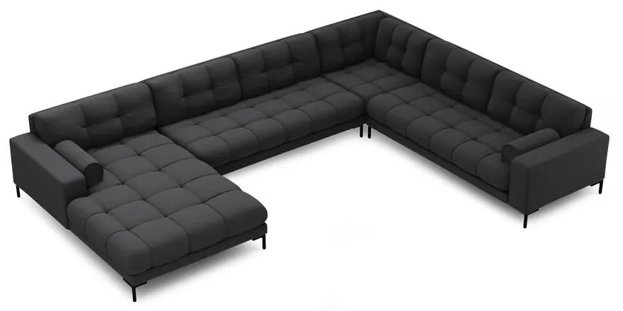 Тъмносив ъглов диван (десен ъгъл) Bali – Cosmopolitan Design