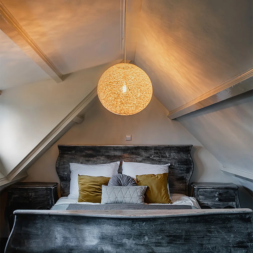 Интелигентен висящ аплик бял 45 см с Wi-Fi A60 - Corda