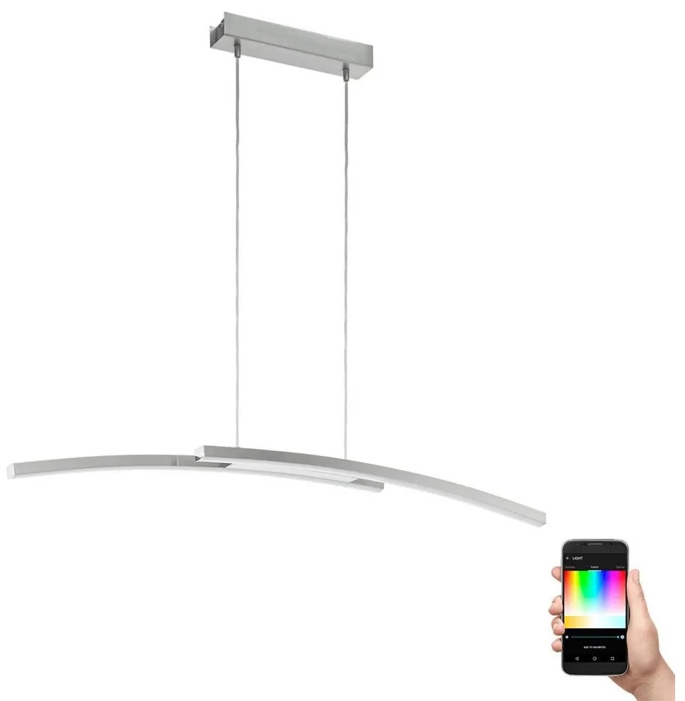 Eglo 97911 - RGB LED димируема висяща лампа на кабел FRAIOLI-C 2xLED/17W/230V